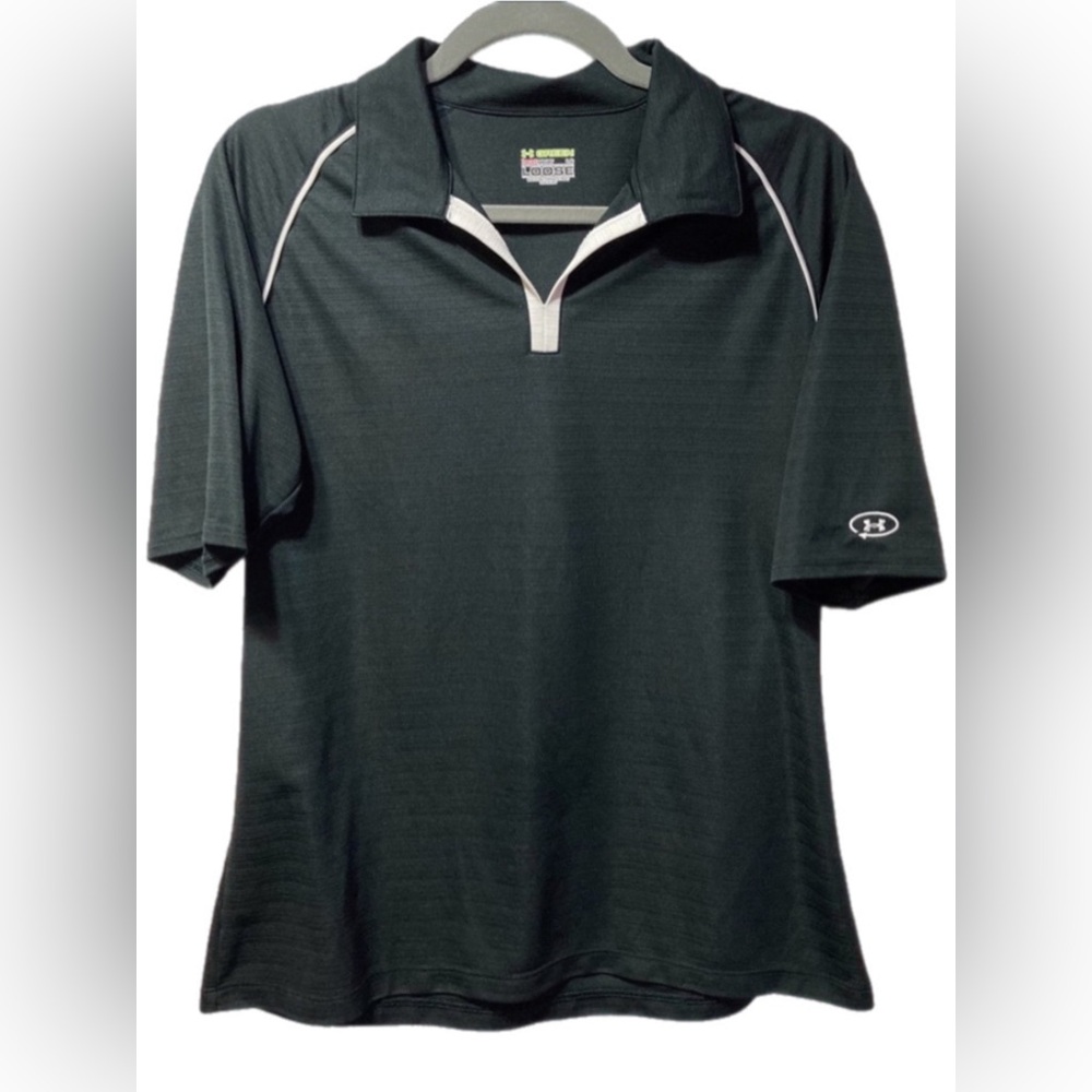 Under Armour Black Polo Shirt